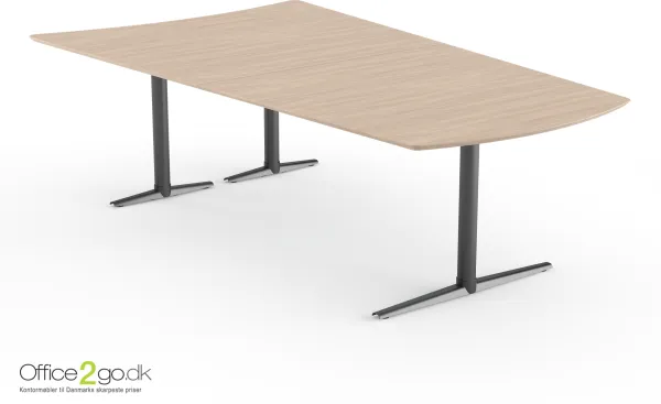 Switch Media Konferenztisch - 8 Personen - 250 cm.